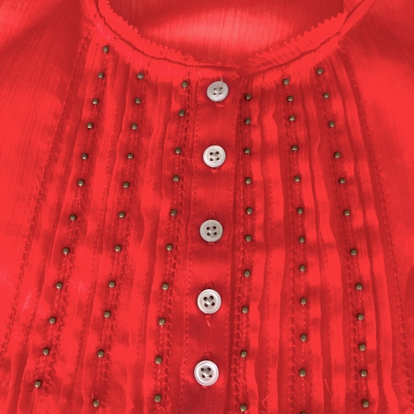 Aerie sheer racerback tank top blouse - Picture 3 of 4